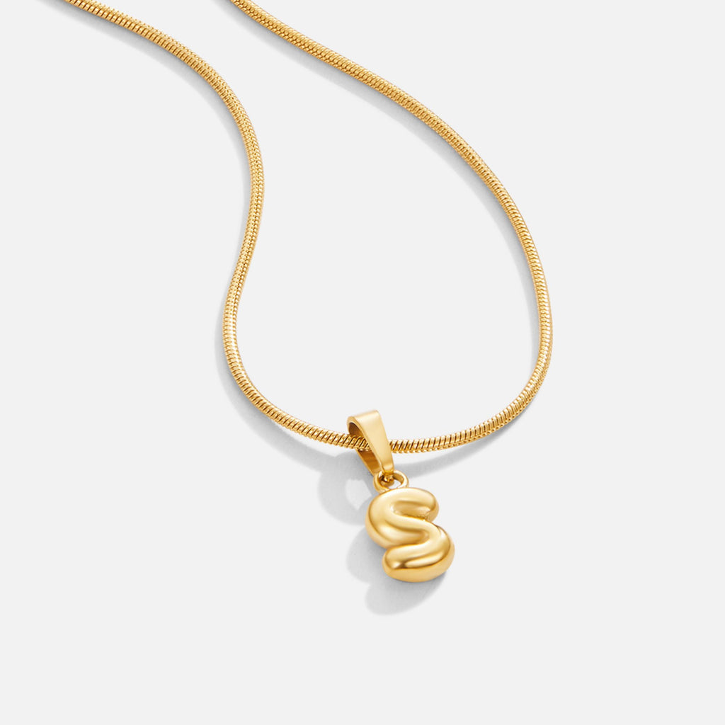 Choistily Bubble Letter Necklace for Women Men Gold Initial Pendant Necklace  Balloon Letter Necklaces Bubble Initial Necklaces 18K Gold Plated  Personalized Alphabet Necklaces Jewelry Gift, Gold Plated, No Gemstone :  Amazon.ca: Clothing,